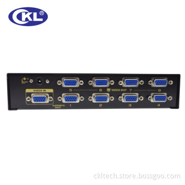 High Quality 450MHz 8 Port VGA Splitter